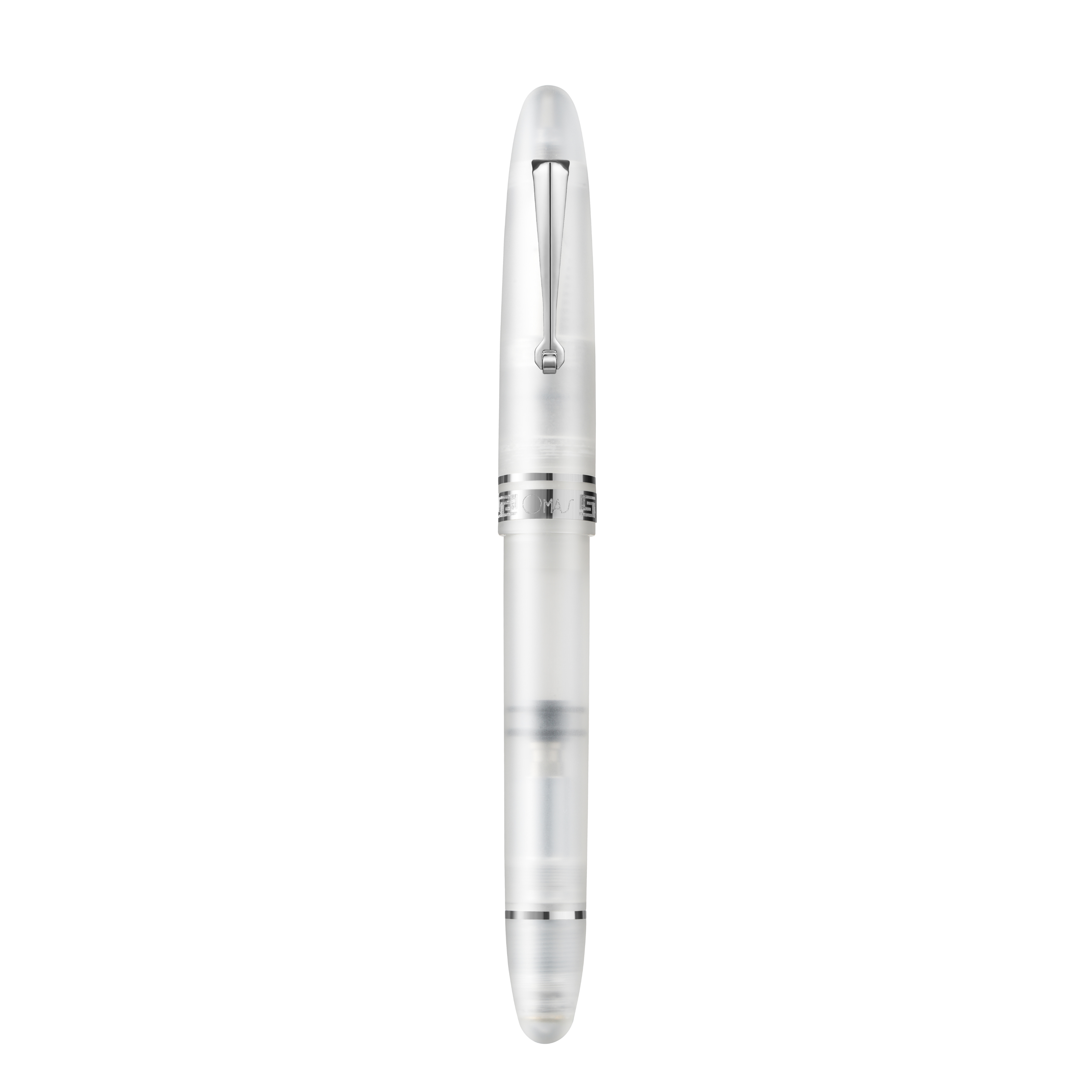 Omas Ogiva Demonstrator Fountain Pen with Silver Trim