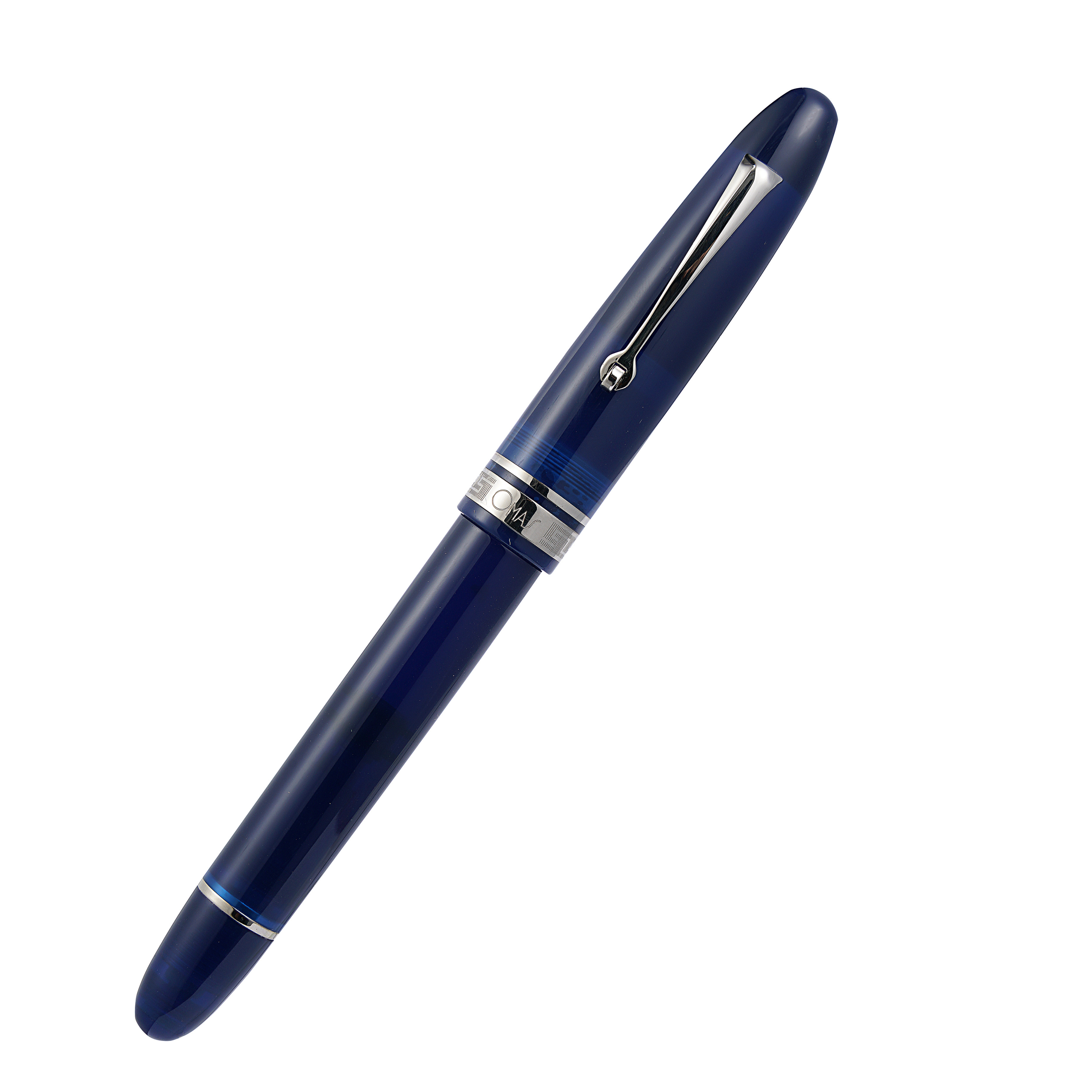 OMAS Ogiva Fountain Pen in Blu with Silver Trim