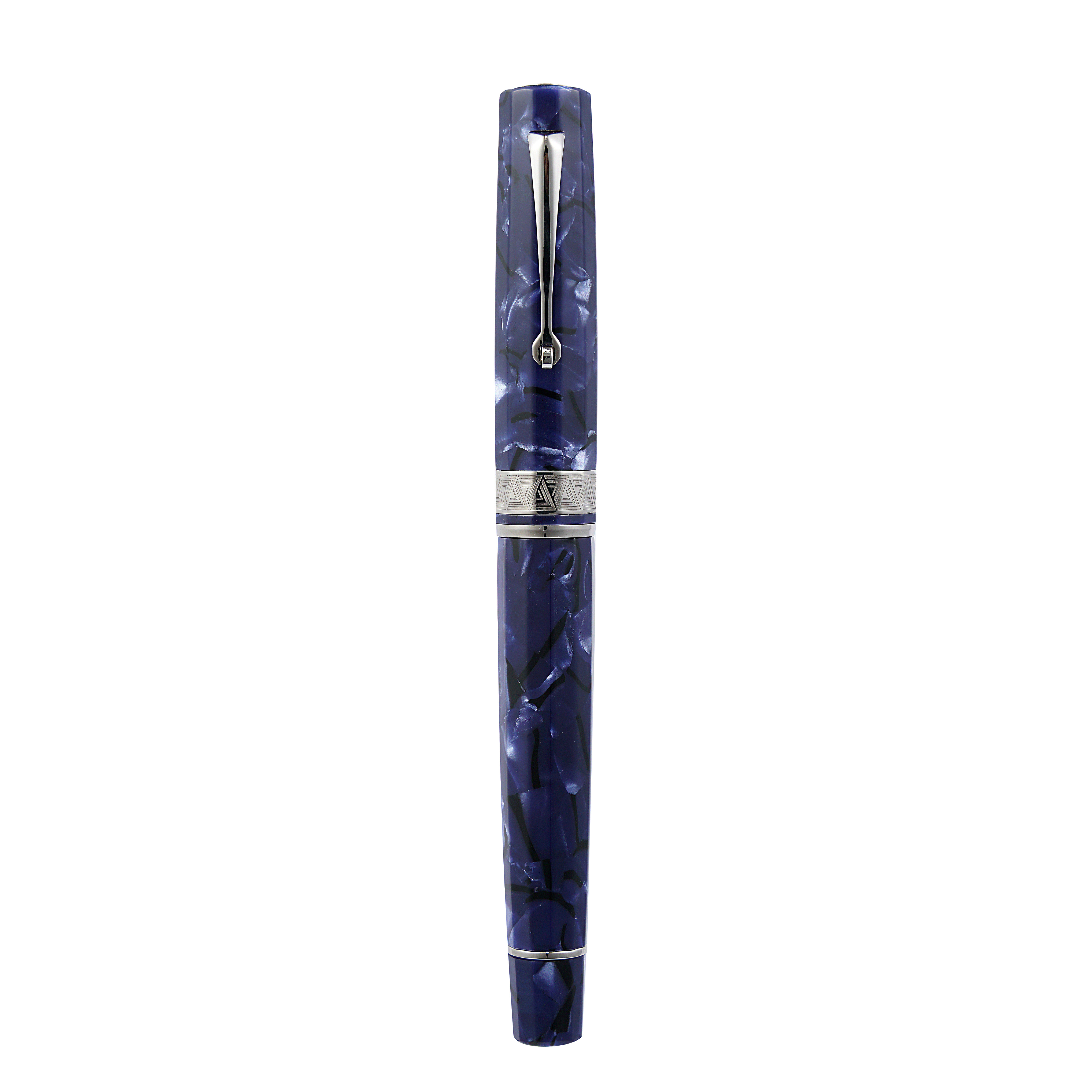 Penna stilografica OMAS Paragon in blu royale con finiture argento