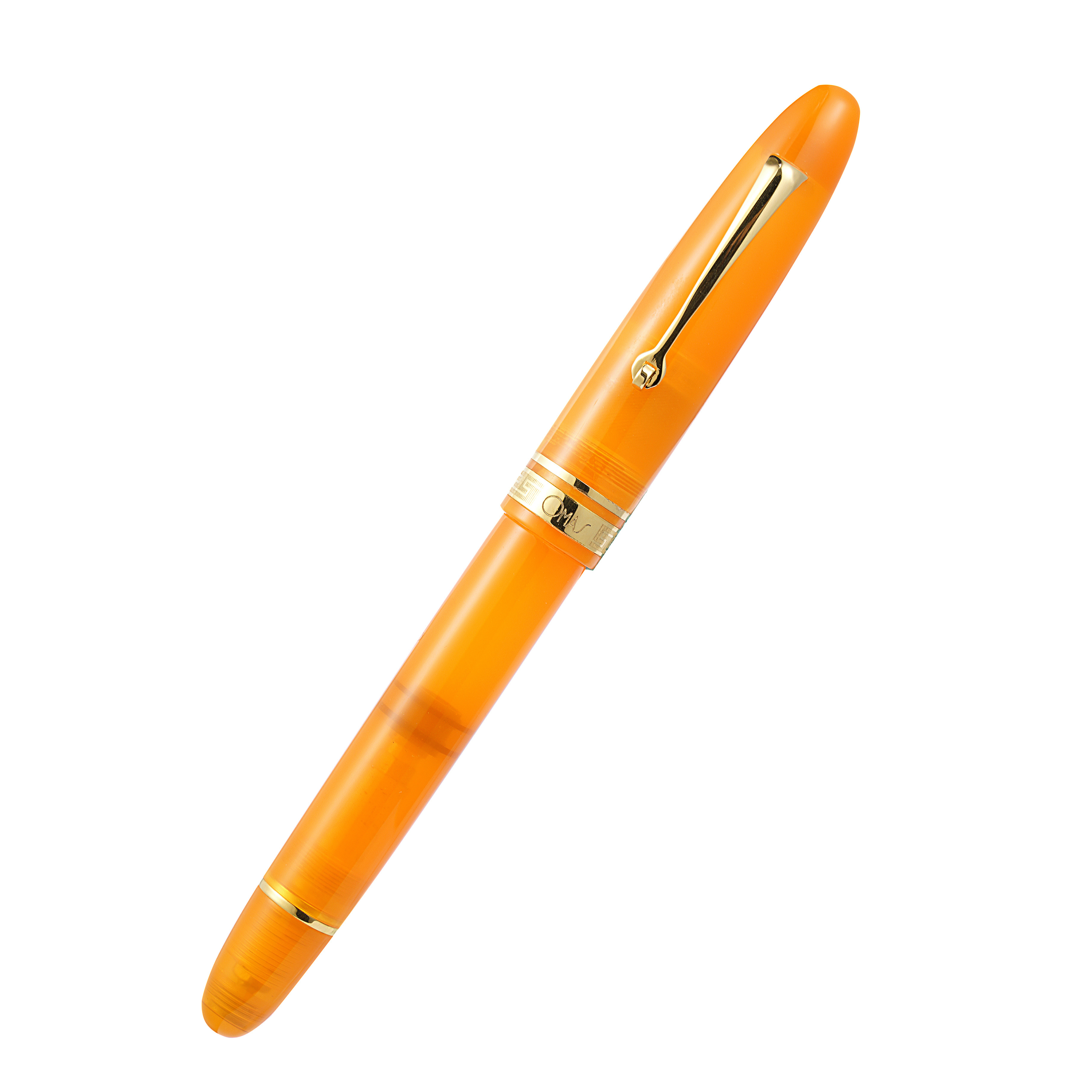 Omas Ogiva Fountain Pen in Arancione with Gold Trim