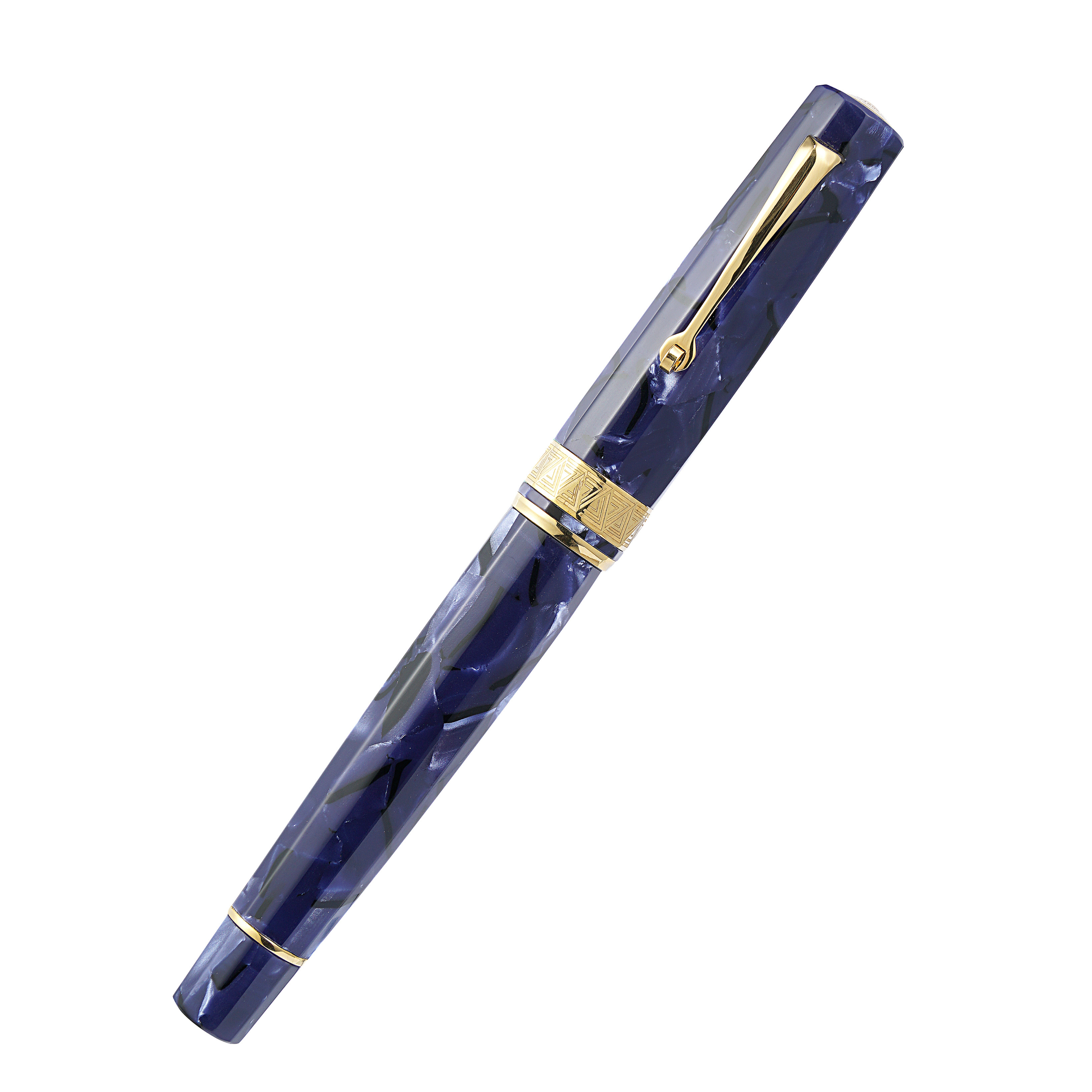 OMAS Paragon Fountain Pen in Blue Royale with Gold Trim