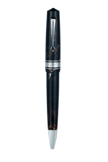 OMAS Bologna Galassia Ballpoint With Silver Trim