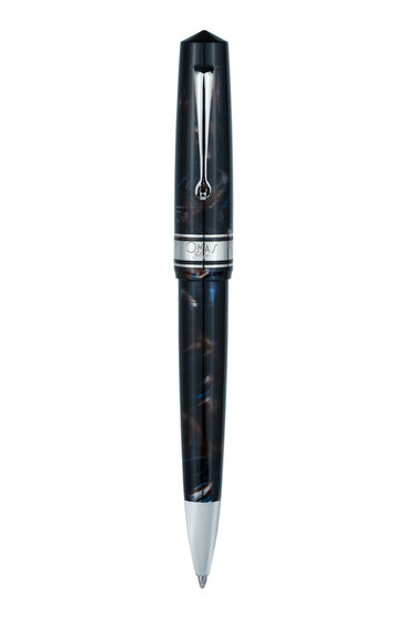 OMAS Bologna Galassia Ballpoint With Silver Trim
