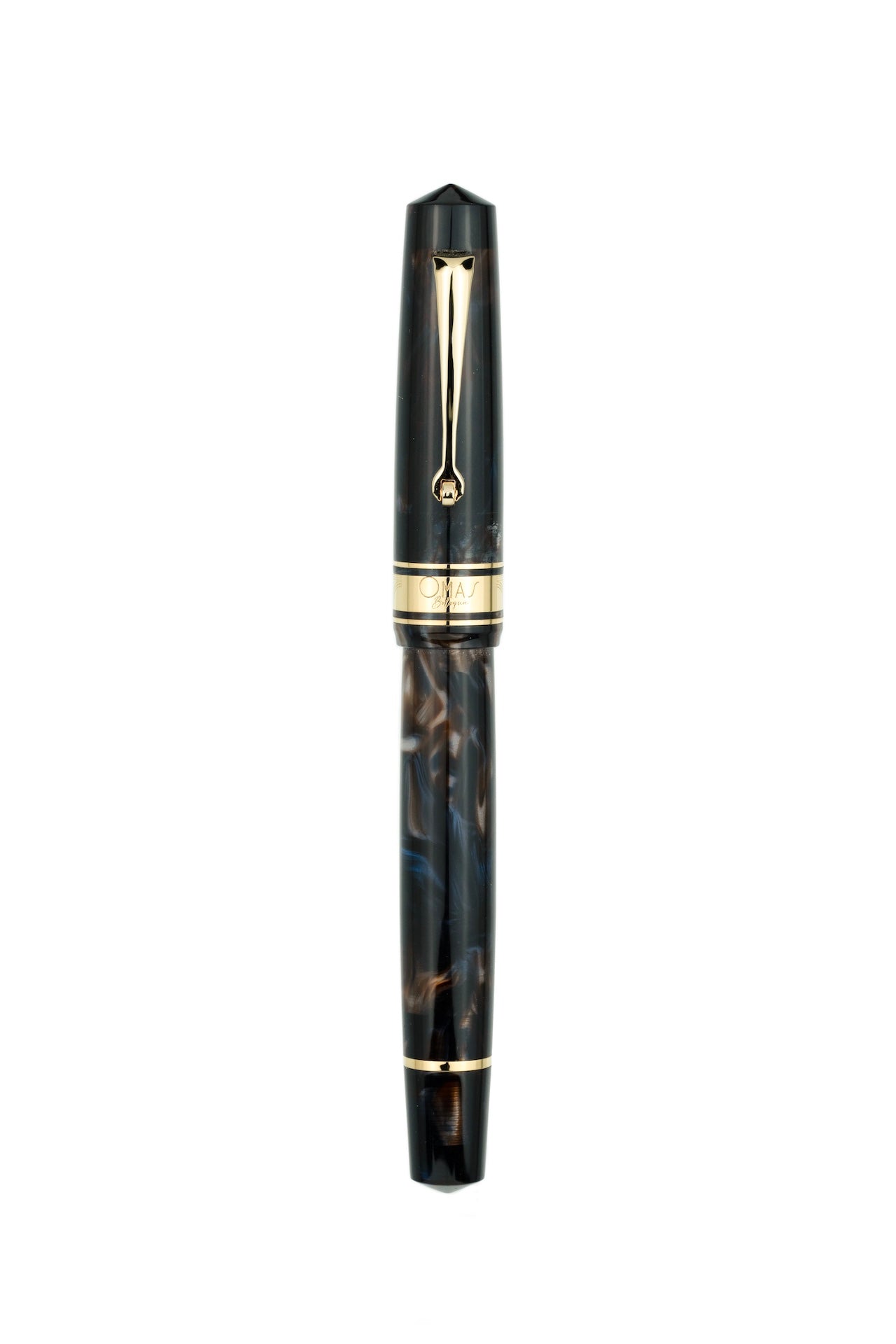 Omas Bologna Galassia Rollerball With Gold Trim