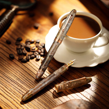 OMAS Ogiva Cocktail Series — Espresso Martini Limited Edition Brown Trim Fountain Pen